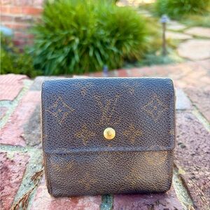 Louis Vuitton Monogram Vintage Doublesided Wallet Authentic DateCode Inside